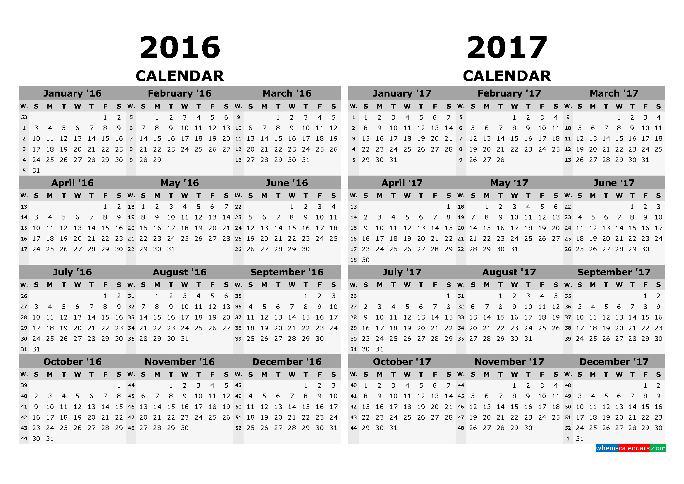 Printable Calendar 16 17 In 1 Page Free Printable Monthly Calendar With Holidays