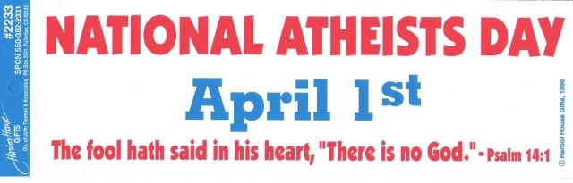National Atheist's Day