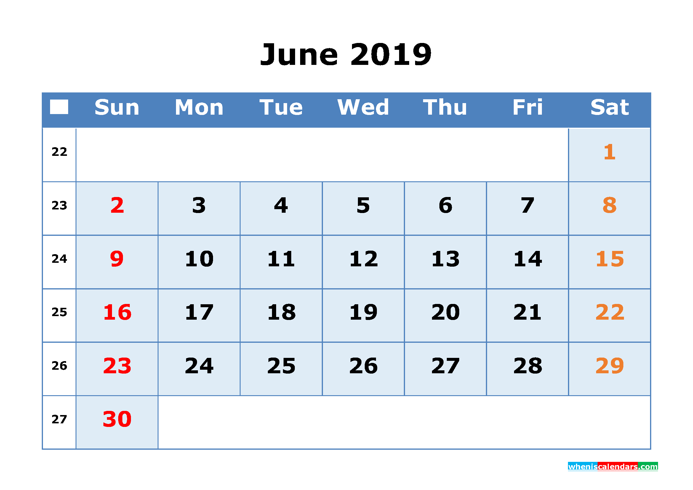 june-2019-printable-calendar-with-week-numbers-as-pdf-image