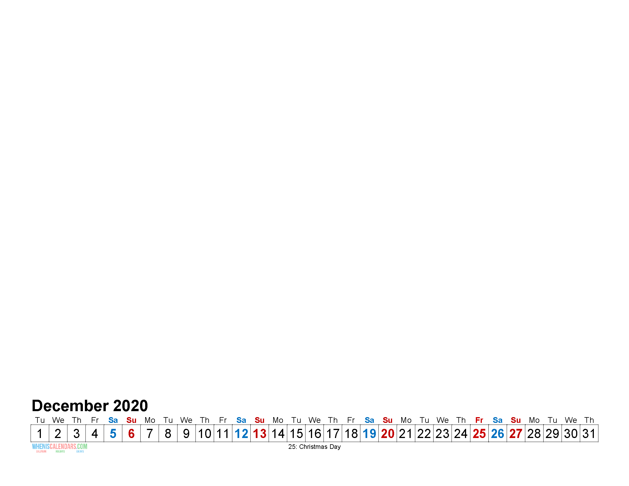 Printable Photo Calendar December 2020 Monthly Calendar with Holidays