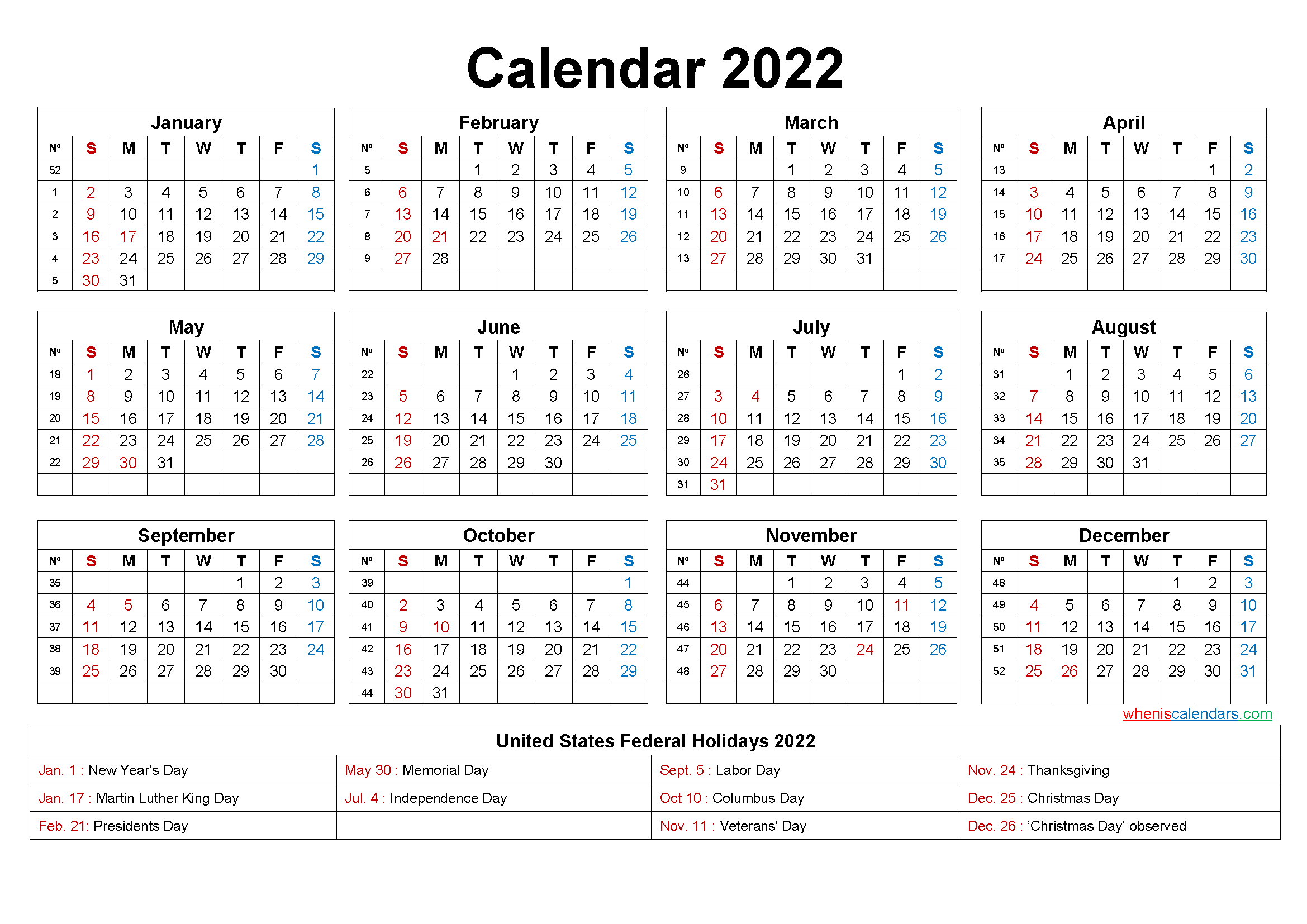 free-yearly-2022-calendar-with-holidays-word-pdf