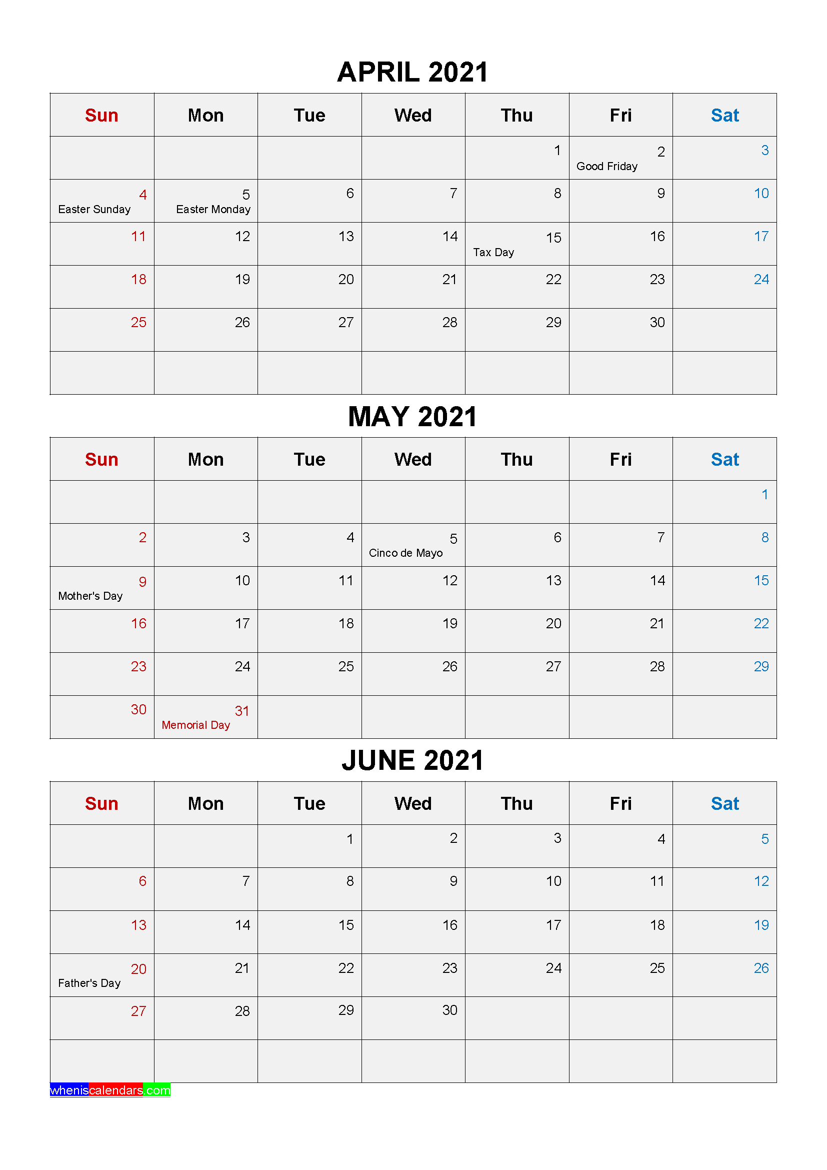 Download Free Printable 2021 Calendar Monday Start June Images