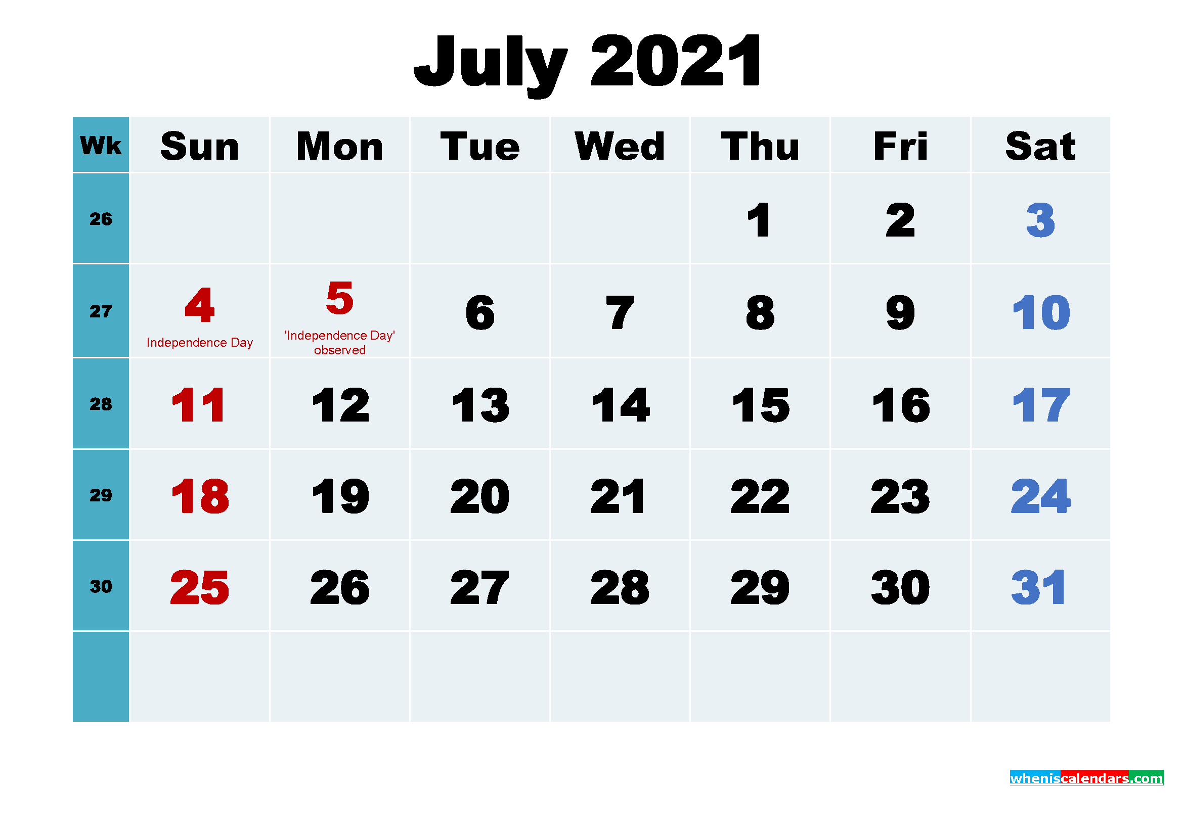 free-july-2021-printable-calendar-with-holidays