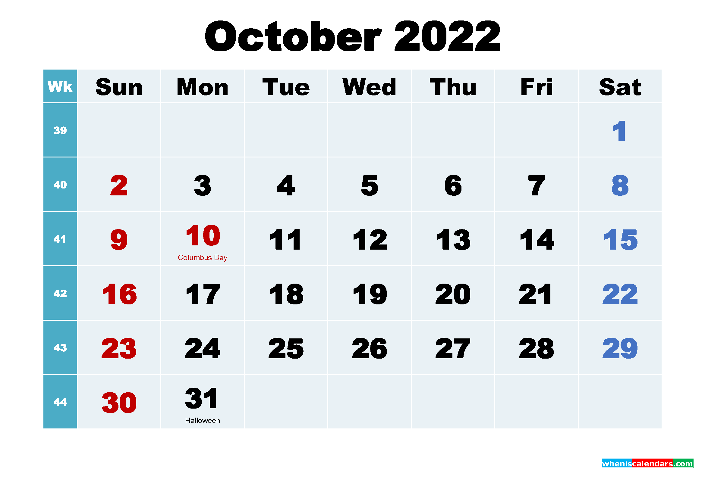 October 2022 Calendar Wallpaper Free Printable October 2022 Calendar Wallpaper