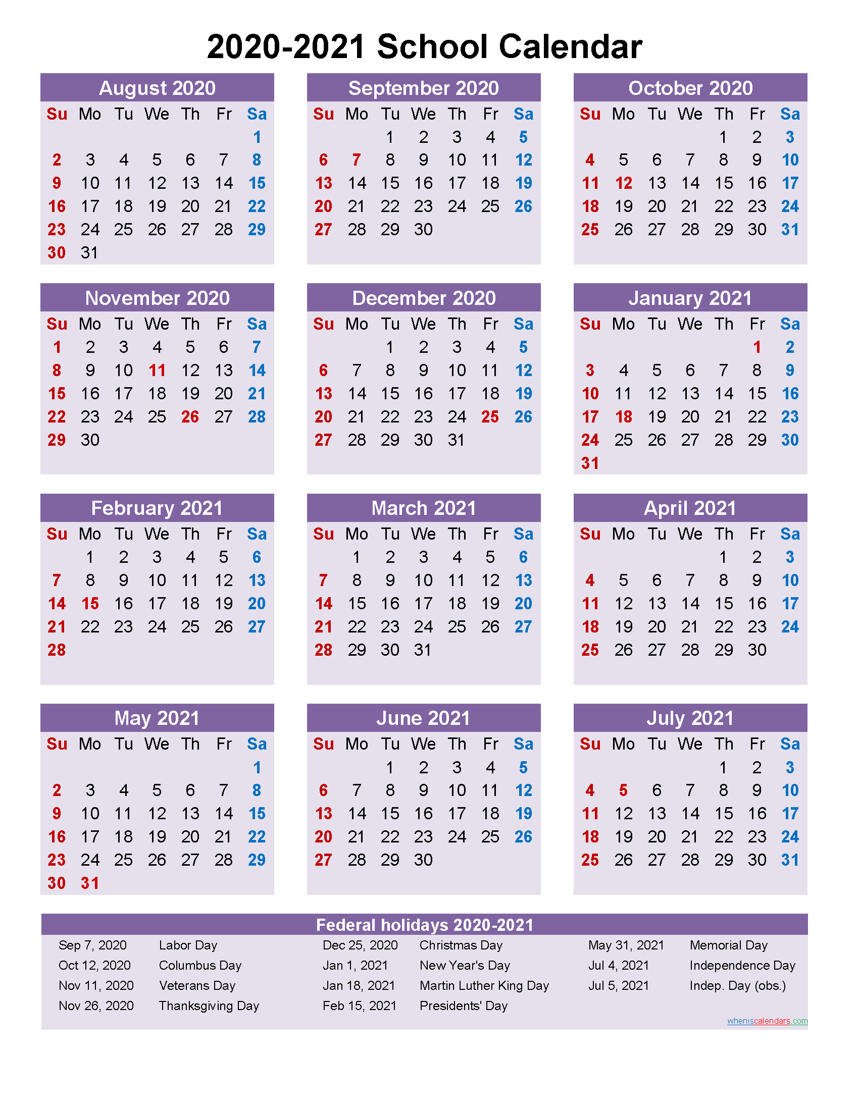 Featured image of post Free Printable Calendar 2021 Portrait - Grid with large empty cells by month