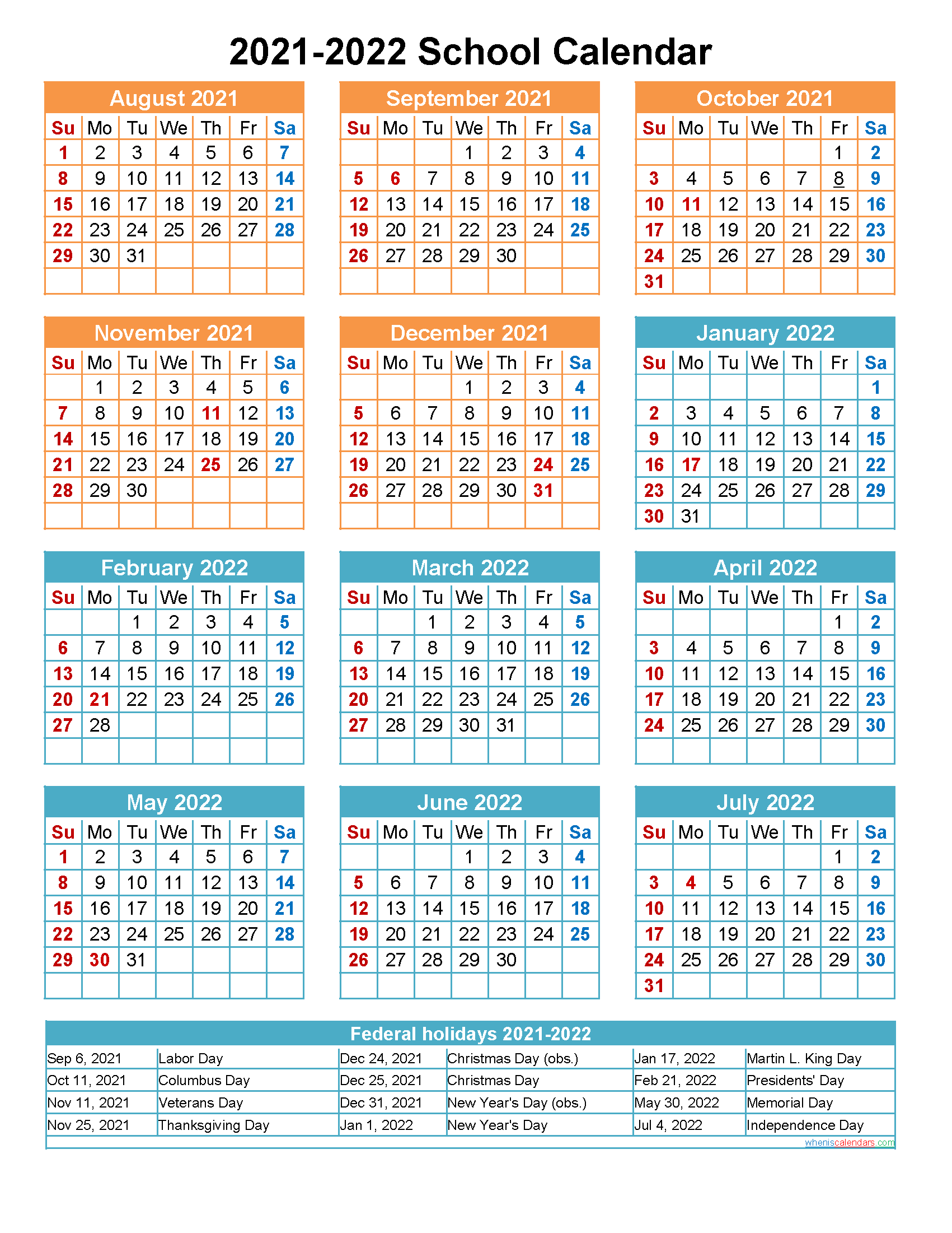 Disd Calendar 2021 2022 – April 2021