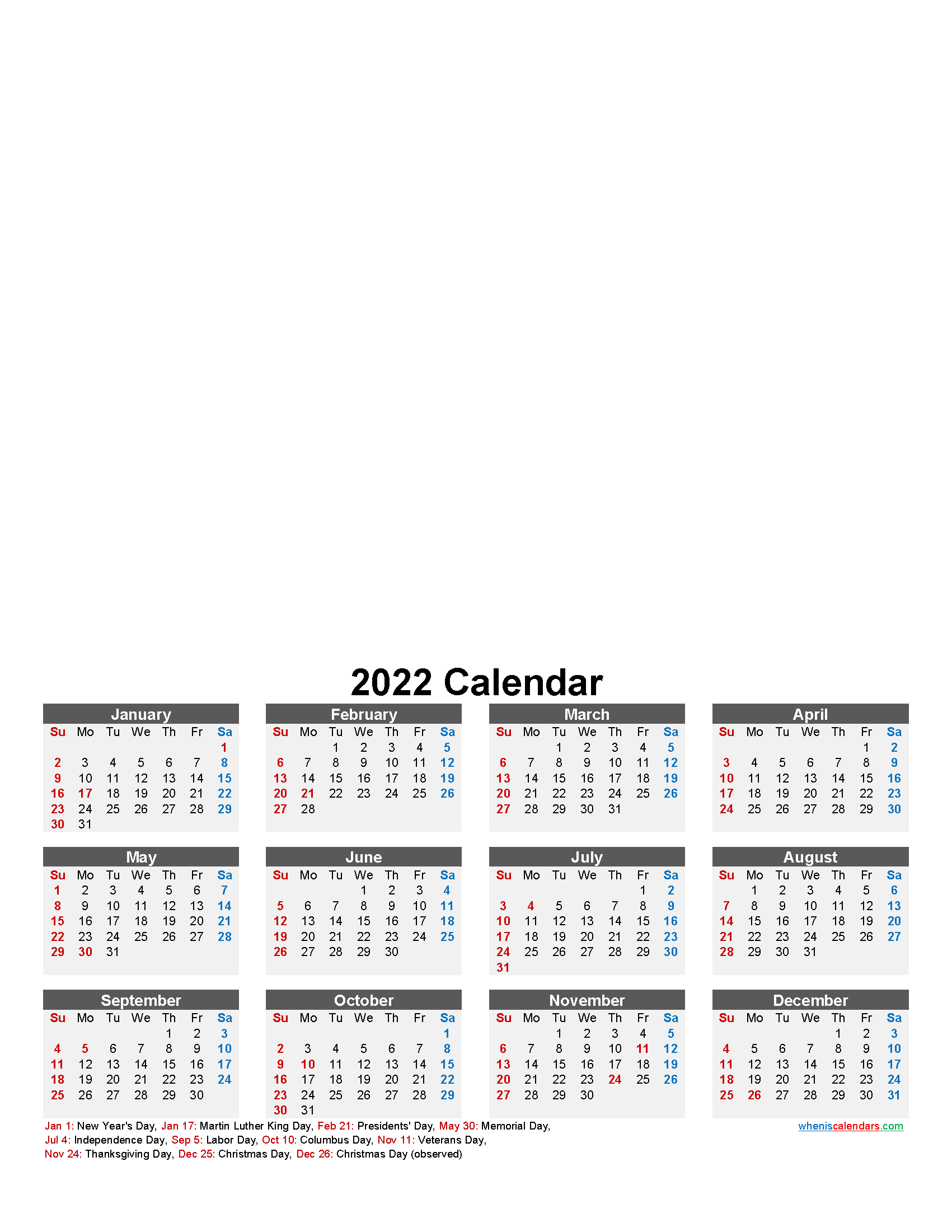 create your own printable calendar