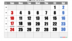 Free Printable April 2022 Calendar with Holidays