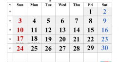 Free Printable April 2022 Calendar