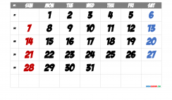 August 2022 Printable Calendar with Holidays