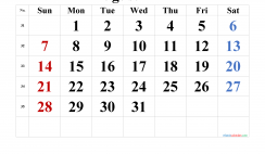 Printable August 2022 Calendar with Holidays