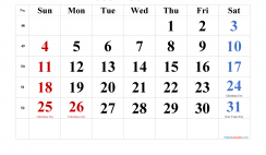 Printable December 2022 Calendar with Holidays