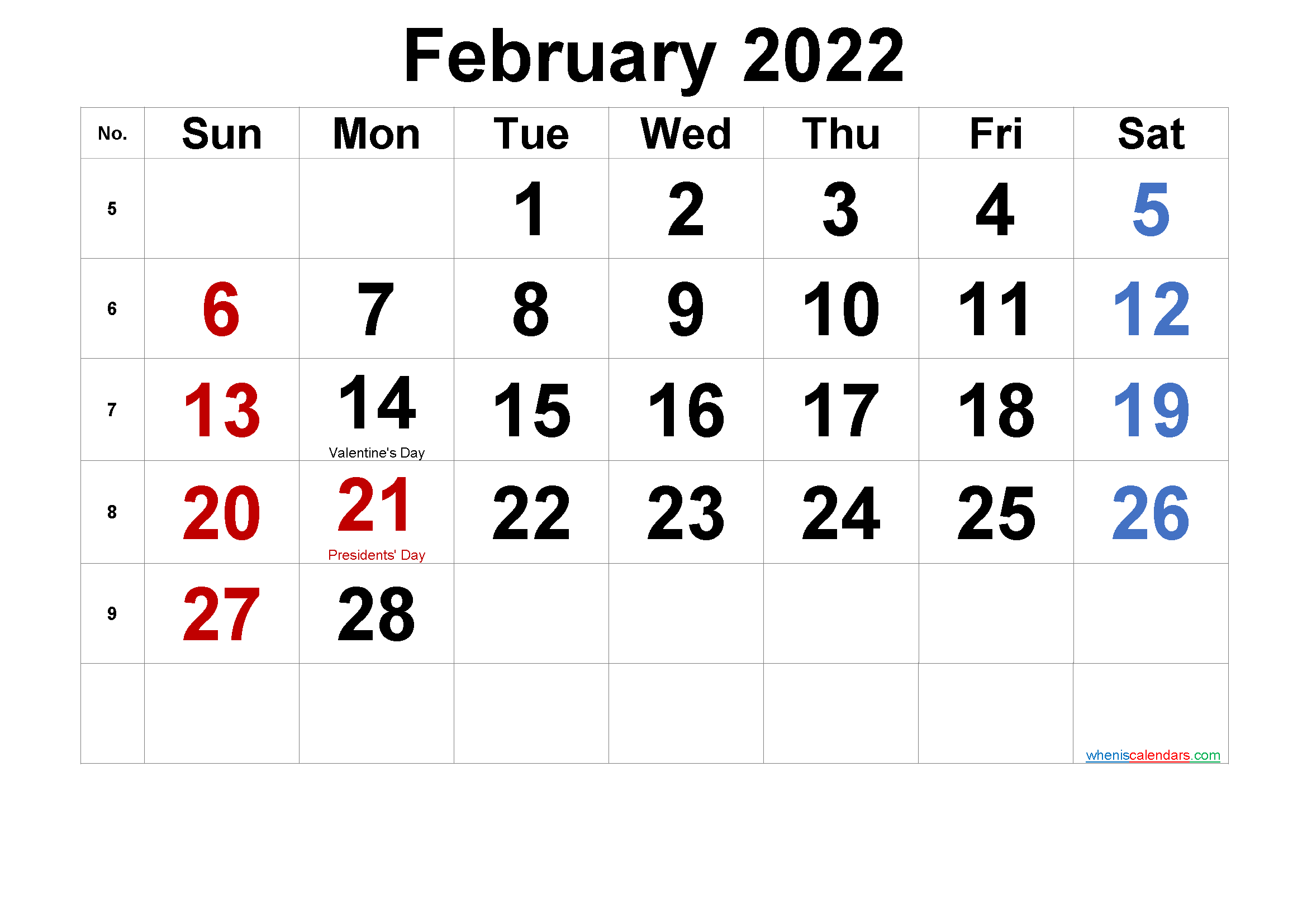 DECEMBER 2022 Printable Calendar with Holidays - 6 ...