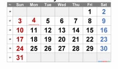 July 2022 Printable Calendar with Holidays