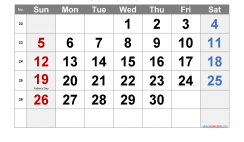 Free June 2022 Calendar Printable