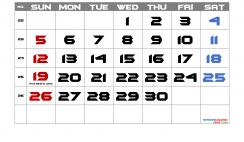 Free Printable June 2022 Calendar with Holidays