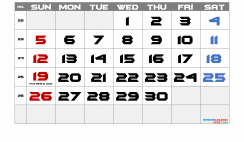 Free June 2022 Calendar Printable