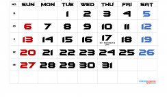 March 2022 Printable Calendar with Holidays