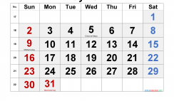 Printable May 2021 Calendar with Holidays