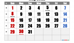 Free Printable May 2022 Calendar