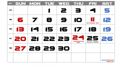 Free Printable November 2022 Calendar with Holidays