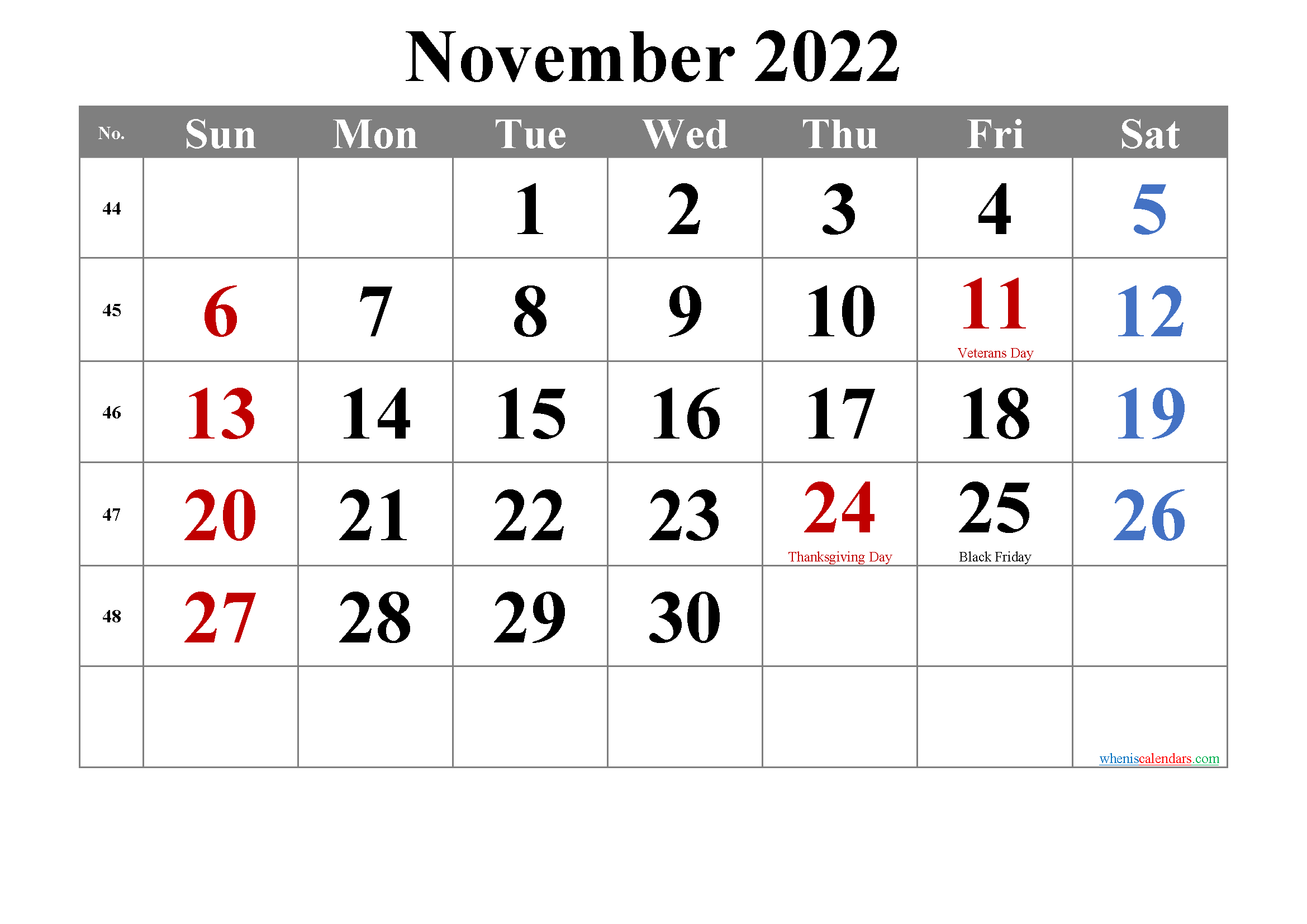 Free October 2022 Calendar Printable 6 Templates