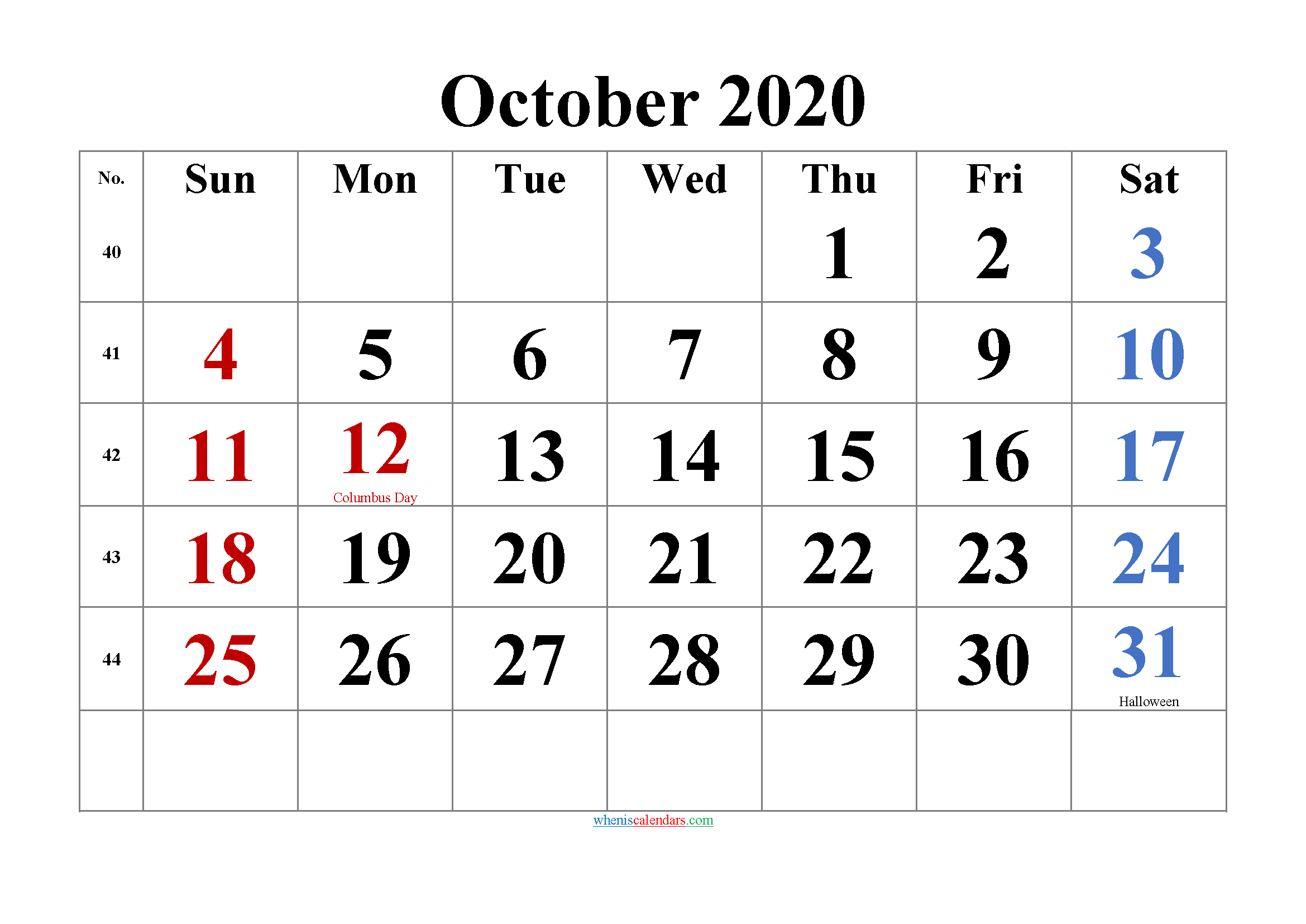 editable-october-calendar