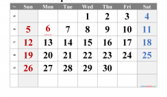 September 2021 Printable Calendar with Holidays