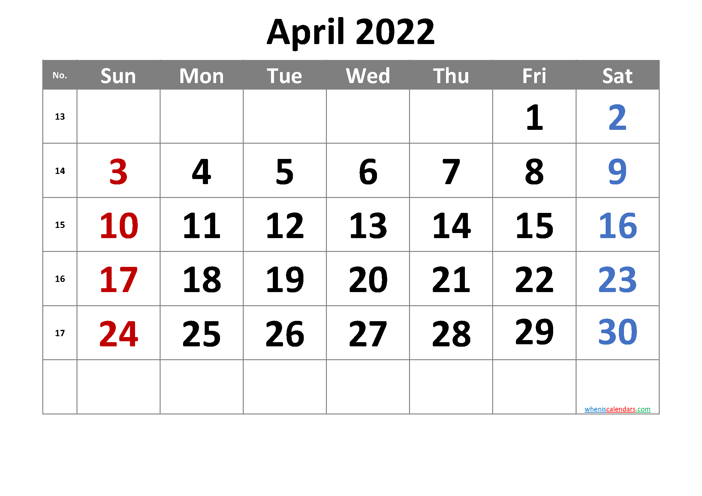 Plan Ahead with Our April 2022 Calendar Printable Cute – Get Organized Now!
