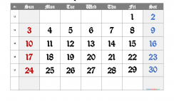 Printable Calendar 2022 April