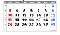 Free Printable April 2022 Calendar with Week Numbers