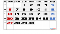 Printable June 2021 Calendar with Week Numbers