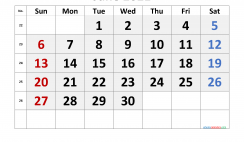 Free Printable June 2021 Calendar with Week Numbers