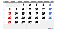 Printable March 2022 Calendar with Week Numbers