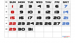 Printable May 2022 Calendar with Week Numbers