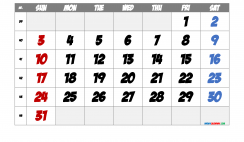 Printable October 2021 Calendar with Week Numbers