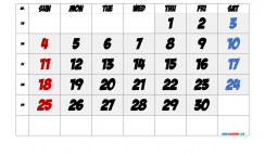 Free Printable September 2022 Calendar with Week Numbers
