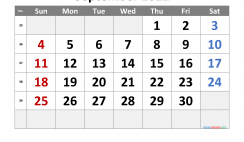 Printable September 2022 Calendar with Week Numbers