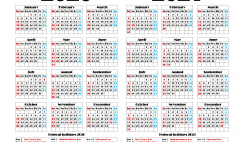 Printable 2020 2021 Calendar with Holidays