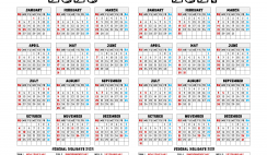 Printable 2020 2021 Calendar