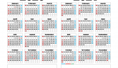Printable 2020 and 2021 Calendar