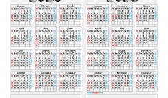Printable 2020 and 2021 Calendar