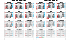 Free Printable 2020 and 2021 Calendar