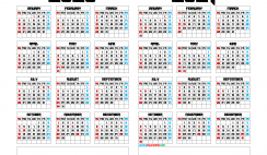 Free Printable Calendar 2020 and 2021