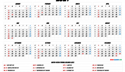 Free 2021 Calendar Printable with Holidays