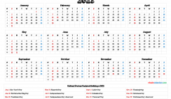 2021 Yearly Calendar template Word