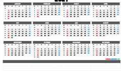 Free Printable Calendar Templates 2021