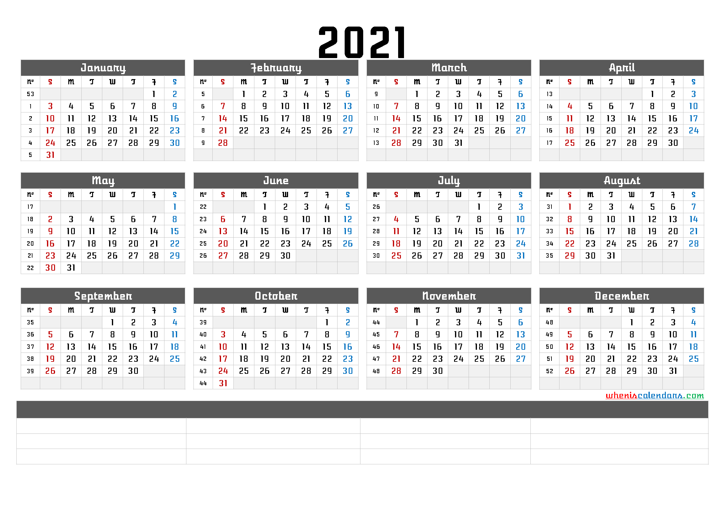 39+ Template Excel 2020 Calendar With Week Numbers Printable PNG