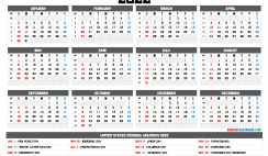2022 Calendar Printable PDF