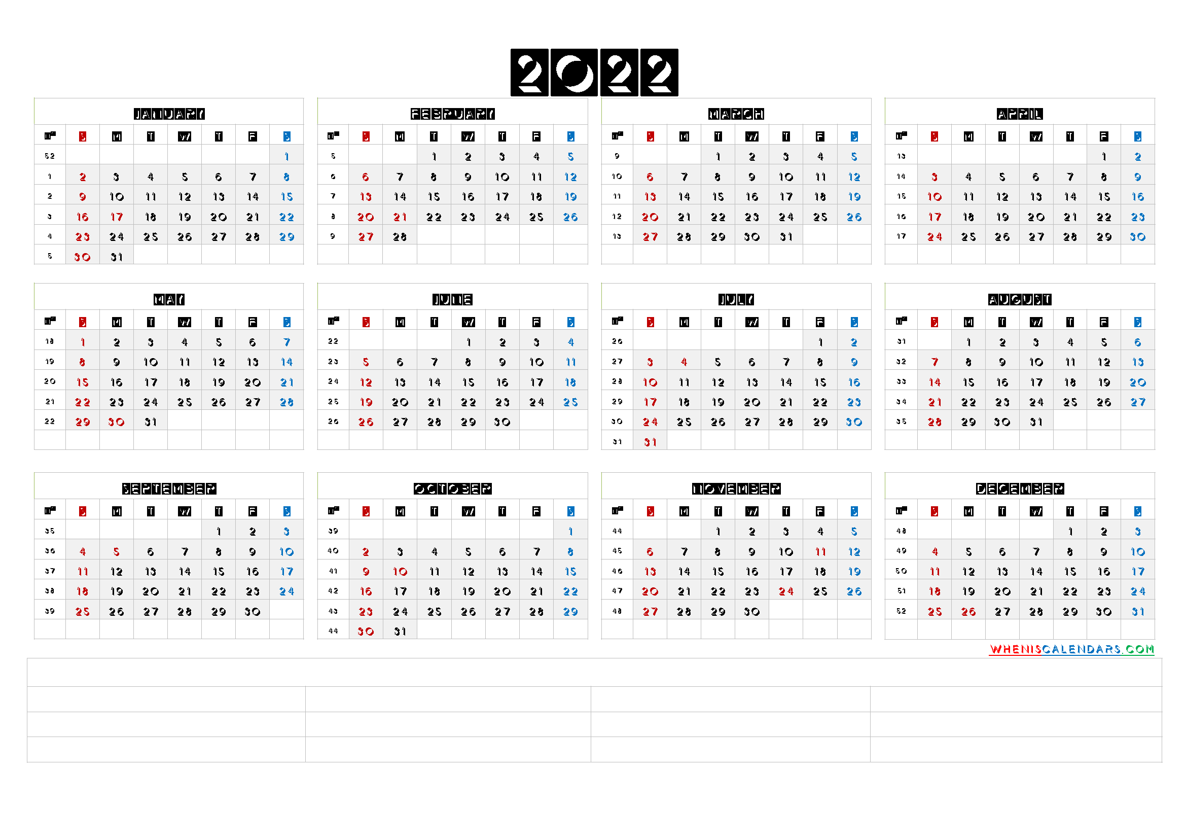 printable-2022-calendar-with-week-numbers-6-templates-free-images